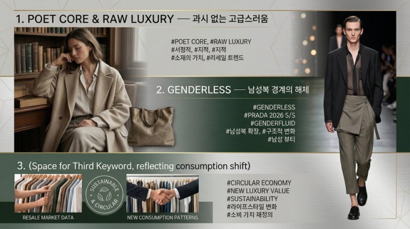 2026년 주목해야 할 럭셔리 스타일 키워드