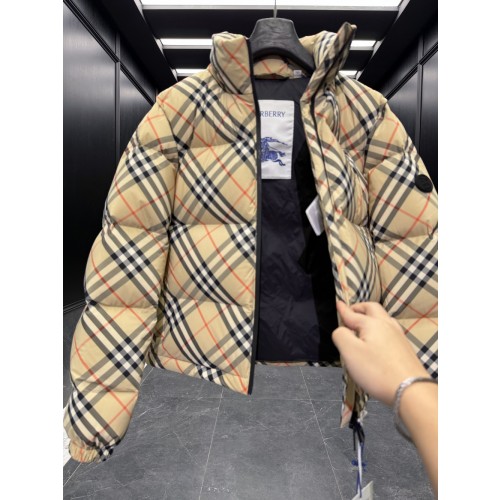 [M공장] 버버리 나일론 여성 후드 패딩 베이지