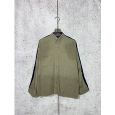 [사슬공장] 발렌시아가 25SS 카라 패치 셔츠 카키