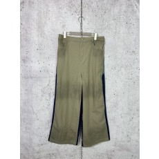 [사슬공장] 발렌시아가 25SS 카라 패치 팬츠 카키