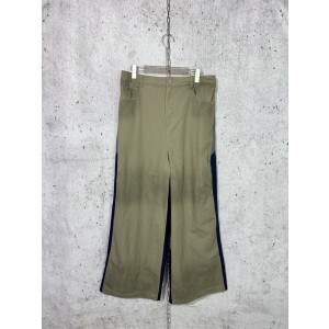 [사슬공장] 발렌시아가 25SS 카라 패치 팬츠 카키