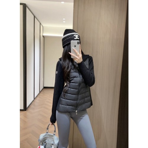 [M공장] 몽클레어 트리콧 가디건 808 패딩 블랙