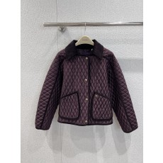 버버리 25FW 워머 마이크로 로고 플로리스톤 퀼팅 패딩 점퍼