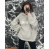 [TJ공장] 셀린느 골지 양털 후드 풀오버