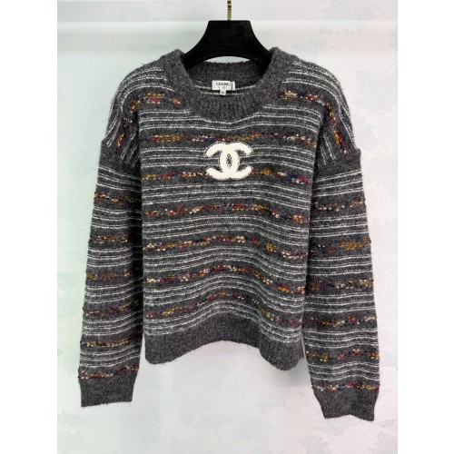 샤넬 25FW 클래식 스트라이프 니트