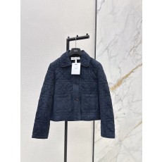 디올 25SS FW 넝쿨 퀼팅 터틀넥 숏 패딩 점퍼