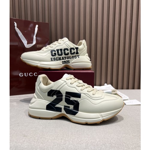 GUCCI 구찌 라이톤 커플 러닝 스니커즈[남여공용]