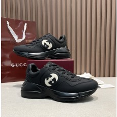 GUCCI 구찌  라이톤 커플 러닝 스니커즈[남여공용]