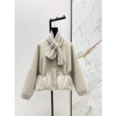 로로피아나 가을·겨울 패치워크 양털 다운 패딩