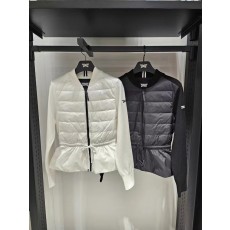 PXG 여성 다운 믹스 니트 슬림핏 재킷