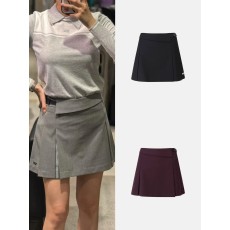 PXG 25FW 여성 A라인 울 믹스 미니 스커트