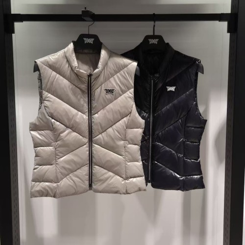 PXG 여성 90 화이트덕다운 패딩 베스트