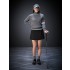 타이틀리스트 25FW 여성 패딩 플리츠 미니 스커트