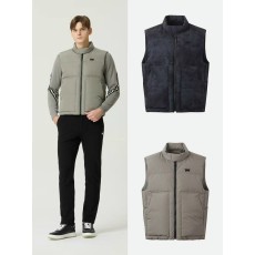 PXG 가을 겨울 남성 스탠드넥 다운 베스트