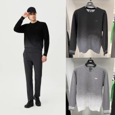PXG 25 가을 남성 골프 그라데이션 니트 풀오버