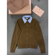 [TJ공장] 미우미우 셔츠넥 울 가디건
