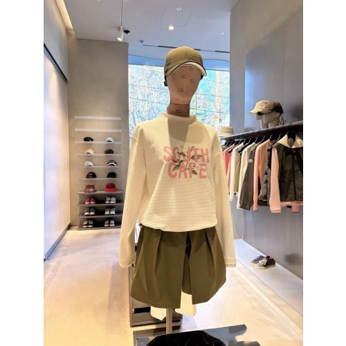사우스케이프 25FW 여성 라운드넥 캐주얼 긴팔 상의