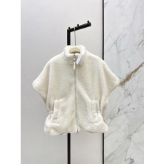 브루넬로 쿠치넬리 25SS 여성 테디 퍼 집업 자켓