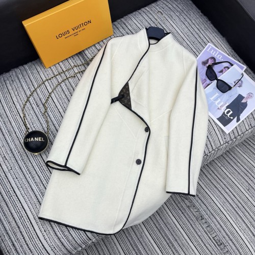 루이비통 25FW 여성 리버서블 롱 울 코트