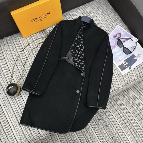 루이비통 25FW 여성 리버서블 롱 울 코트