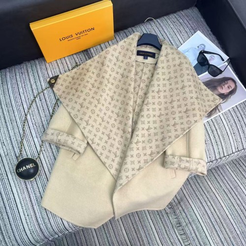 루이비통 25FW 로고 자카드 리버서블 울 코트