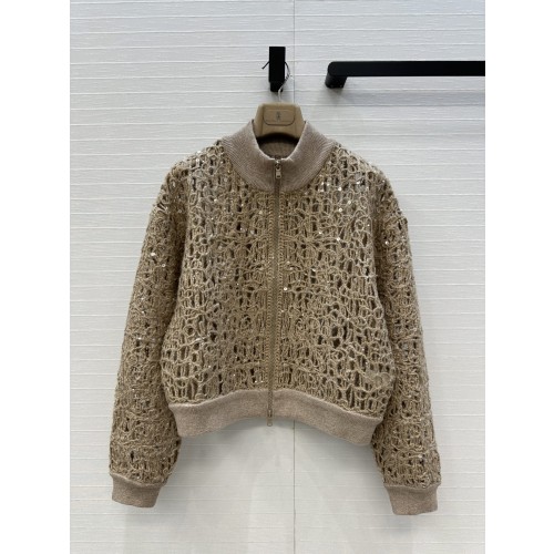 브루넬로 쿠치넬리 25FW 여성 캐시미어 니트 가디건