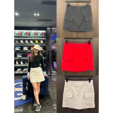 지포어 25FW 여성 A라인 골프 미니스커트