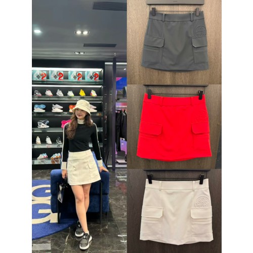 지포어 25FW 여성 A라인 골프 미니스커트