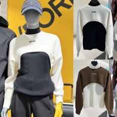지포어 25FW 여성 니트 숄 베스트 투피스 세트