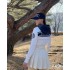 지포어 봄 여성 가죽 후드 베스트 [스커트]