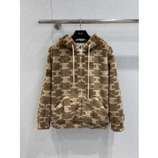 셀린느 25FW 트리옹프 테디 후드 집업 자켓