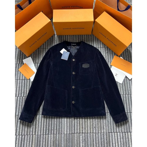 [잔디집] 루이비통 코듀로이 브이넥 긴팔 자켓