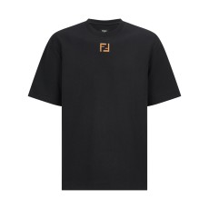 [잔디집] 펜디 더블 F 벨벳 자수 반팔 티셔츠