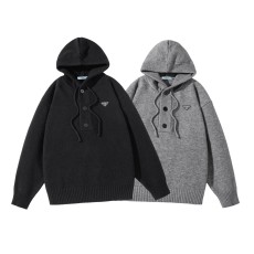 프라다 25FW 후드 니트 스웨터