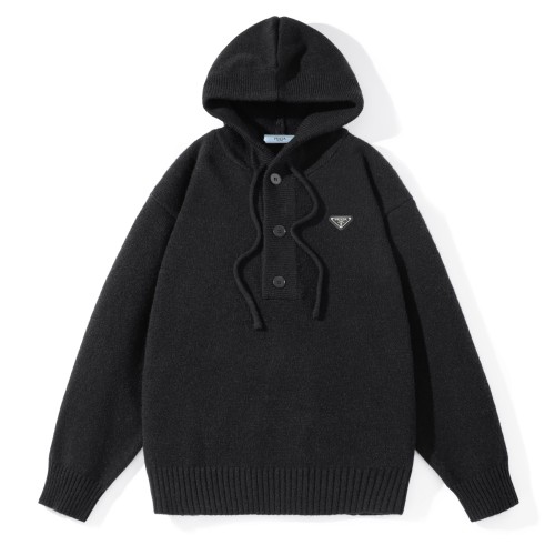 프라다 25FW 후드 니트 스웨터