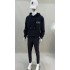 우영미 25FW 블랙 샹들리에 그래픽 후드 티셔츠