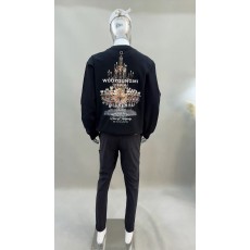 우영미 25FW 블랙 샹들리에 그래픽 티셔츠