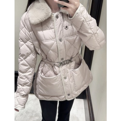 [M공장] 몽클레어 시그네 여성 토끼털 프릴 숏 패딩
