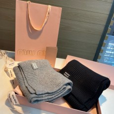 미우미우 남여공용 캐시미어 머플러