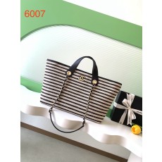 샤넬 26C 체인 쇼퍼백 캔버스 블랙