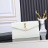 생로랑 업타운 화이트 레더 클러치 신상