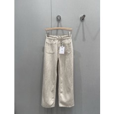 디올 모노그램 스트레이트 팬츠