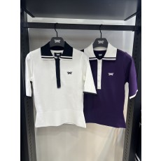 PXG 여성 니트 반팔 티셔츠