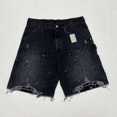 세인트마이클 더블니 데님 쇼츠