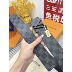 루이비통 다미에 그라피트 패턴 벨트 4cm