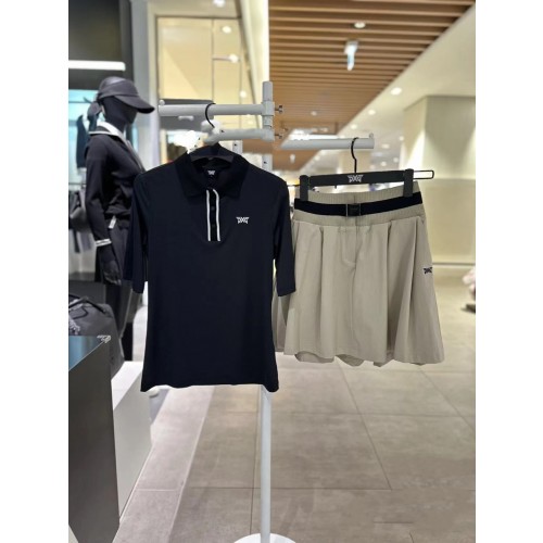 PXG 여성 기능성 골프 카라 반팔 폴로