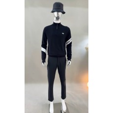 PXG 남성 니트 라운드 긴팔 스웨터
