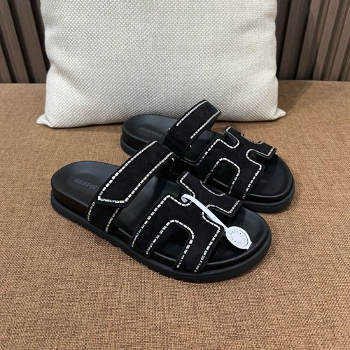 [IU] ZP급 에르메스 시프레(Chypre) 샌들 블랙화이트