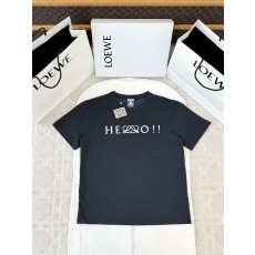 [V공장] 로에베 HELLO 레터링 라운드넥 반팔