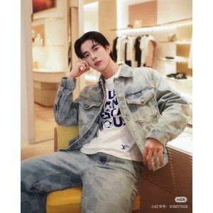 [V공장] 루이비통 체크 데님 셋트 상의 남녀공용